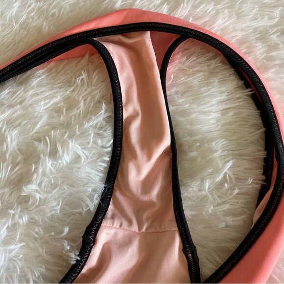 Victoria’s Secret The Cheeky Coral Salmon Pink Bikini Swim Bottoms Medium - Picture 4 of 8